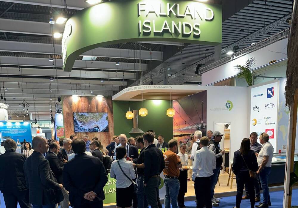 ColTO reception underway at the Falklands stand